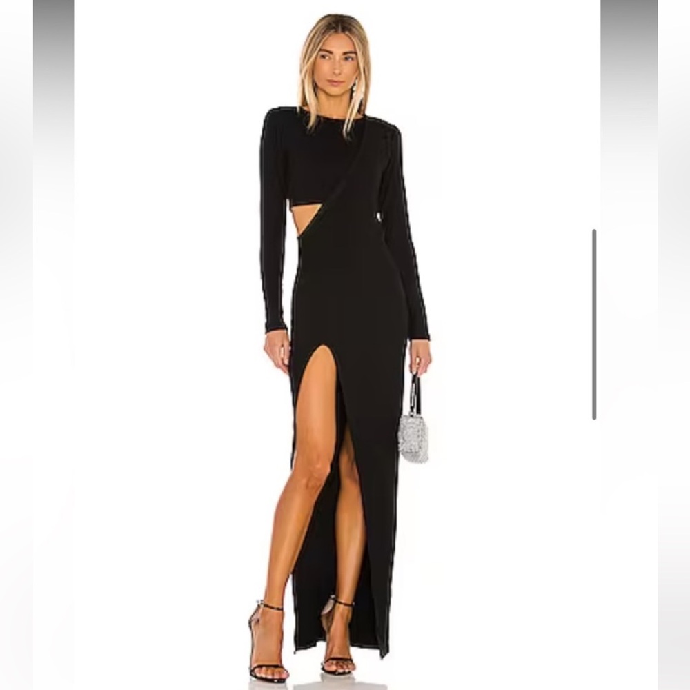 Atoir Black Asymmetrical Dress